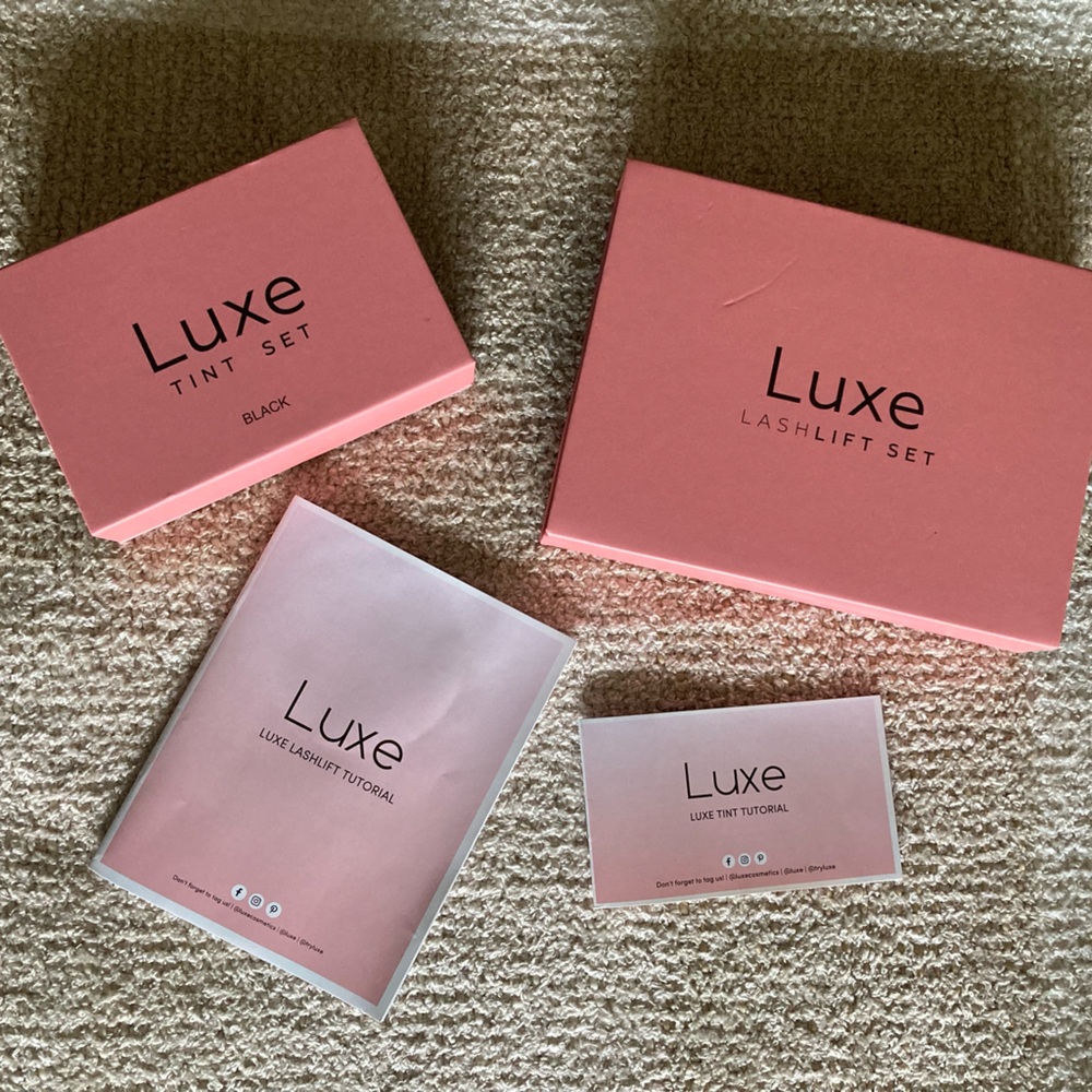 New Luxe Cosmetics Lash Lift and Tint Sets